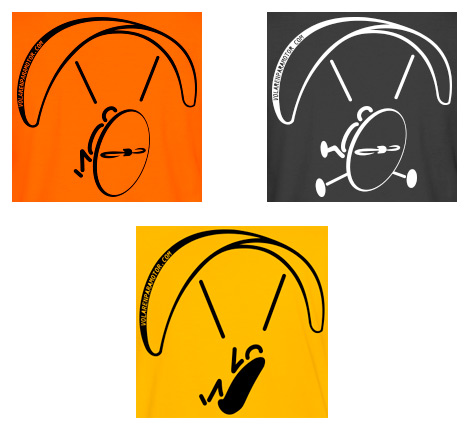 logotipos camisetas paramotor trike parapente