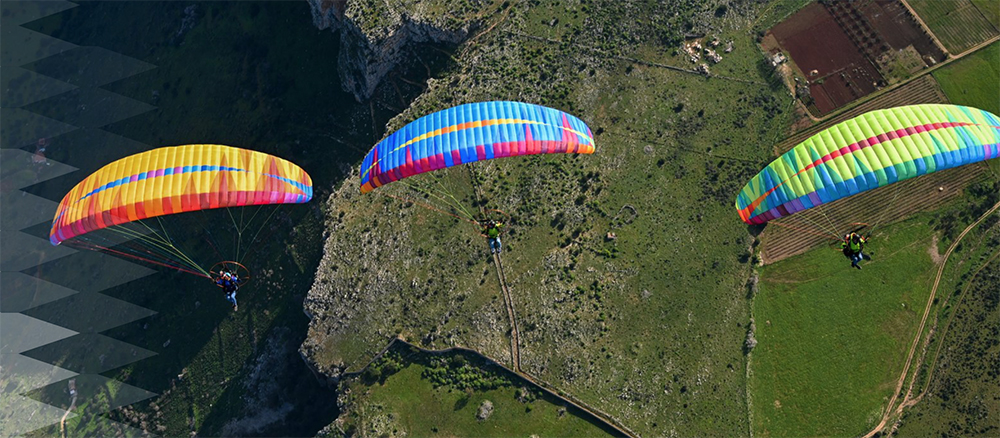 BGD BLIZZARD ala réflex de paramotor.
