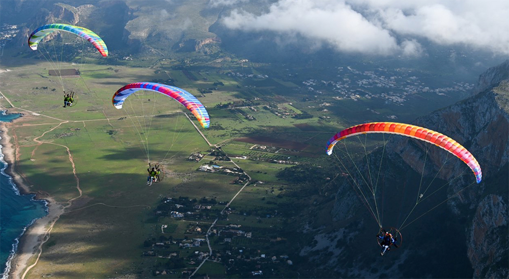 BGD BLIZZARD ala réflex de paramotor.