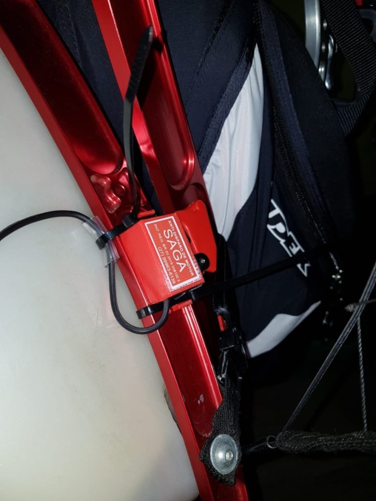 Saga systema de seguridad paramotor