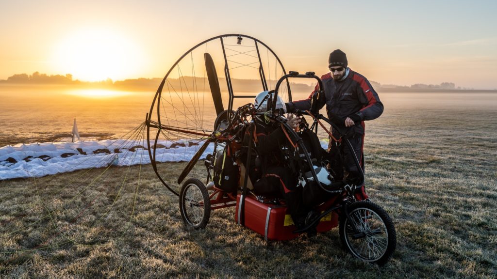 Nuevo record Triángulo FAI en trike biplaza de 374 Km.