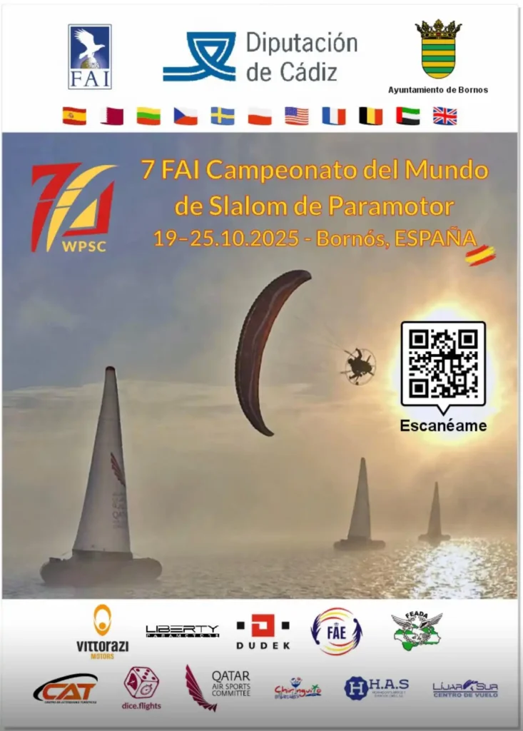 7o FAI campeonato del mundo de paramotor 2025